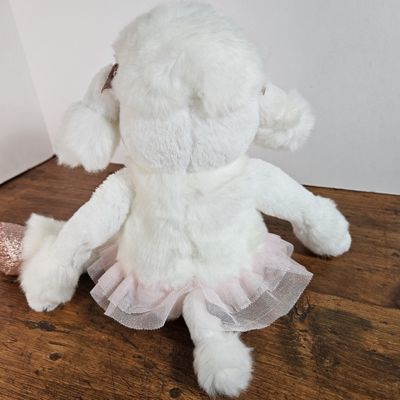 Histoire d'Ours White Poodle Plush Roxane Ballet Dancer Tutu Stuffed Animal - Picture 8 of 12